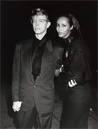 David Bowie and Iman (Photo by Ron Galella/WireImage)